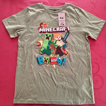 Minecraft T-Shirt groen 10 jaar beschikbaar voor biedingen