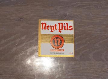 Oud bieretiket brouwerij Neyt Evergem, Verzamelen, Ophalen of Verzenden