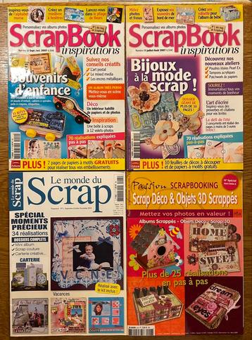 4 magazines Scrapbooking - NEUFS beschikbaar voor biedingen
