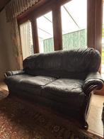 Lederen salon, Huis en Inrichting, Zetels | Zetels, Gebruikt, Minder dan 75 cm, Leer, Ophalen of Verzenden