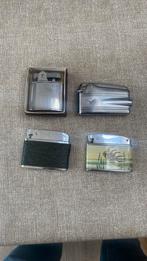 4 ancien briquets briquet collection vitrine tabac fumeur, Ophalen of Verzenden, Aansteker