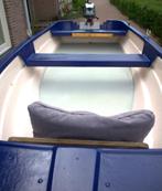 Blauwe motorboot met trailer – 4pk – planerend – vaarklaar, Watersport en Boten, Ophalen, Gebruikt, Tot 10 pk, 3 tot 6 meter