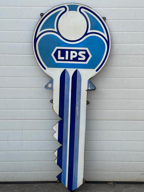 Emaille Lips Bord Sleutel, Verzamelen, Merken en Reclamevoorwerpen, Ophalen