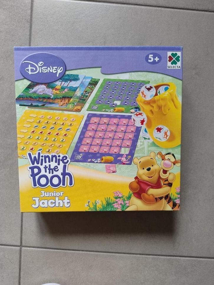 Winnie the Pooh juniorjacht, Hobby en Vrije tijd, Gezelschapsspellen | Bordspellen, Zo goed als nieuw, Een of twee spelers, Drie of vier spelers