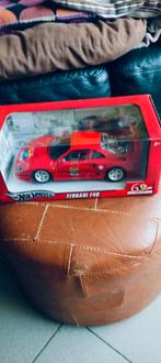 Ferrari F40 1 ; 18 8+    ,de HotWheels dans une boîte, Enlèvement, Neuf, Voiture, Autres marques
