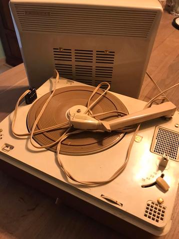 Werkt de platenspeler van Vintage Sixties beschikbaar voor biedingen