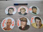 Lot zijden stickers Star Trek Six Million Dollar man Kung Fu, Ophalen of Verzenden, Zo goed als nieuw, Film, Tv of Omroep