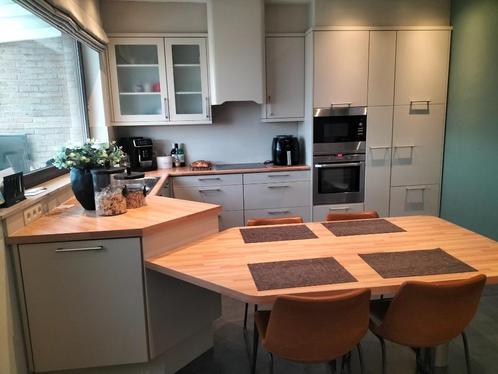 Keuken, Huis en Inrichting, Keuken | Complete keukens, Gebruikt, U-keuken, Crème, Hout, Ophalen