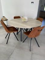 Ronde tafel diameter 140cm, Ophalen, 100 tot 150 cm, Rond, Zo goed als nieuw
