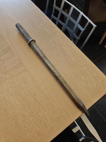 28x160mm zeskantige beitel met kraag. Nooit gebruikt. beschikbaar voor biedingen