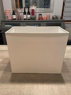 Abat-jour rectangulaire blanc, 25 à 50 cm, Enlèvement, Utilisé, Rectangulaire