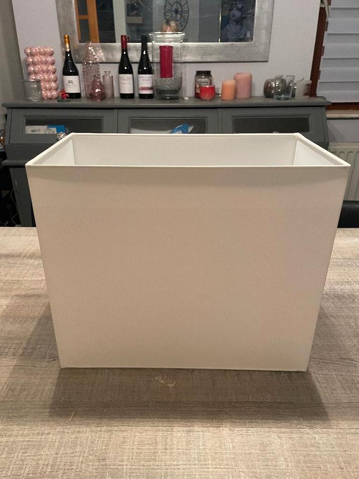 Abat-jour rectangulaire blanc, Maison & Meubles, Lampes | Abat-jour, Utilisé, 25 à 50 cm, Rectangulaire, Blanc, Enlèvement