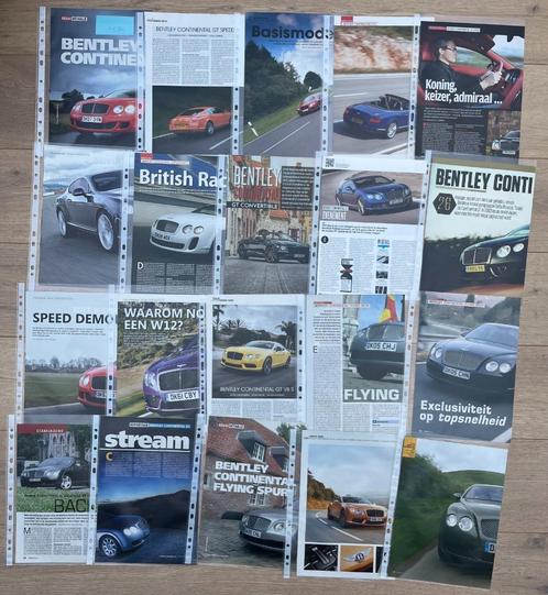 BENTLEY CONTINENTAL - ARTIKELS, Boeken, Auto's | Folders en Tijdschriften, Ophalen of Verzenden