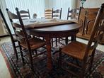 Kopieantiek eetkamer, Ophalen, Zo goed als nieuw, Kopieantiek, 6 tot 8 stoelen