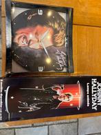 Johnny Hallyday lampe animée et horloge murale, Ophalen of Verzenden