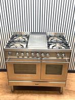 Luxe Boretti 100 cm Gasfornuis met Oven en Magnetron, Electroménager, Fours, Four avec gril, Enlèvement ou Envoi, Comme neuf, Air chaud