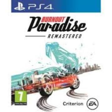 Burnout Paradise Remastered (PS4)., Online, Enlèvement ou Envoi, 1 joueur, À partir de 7 ans