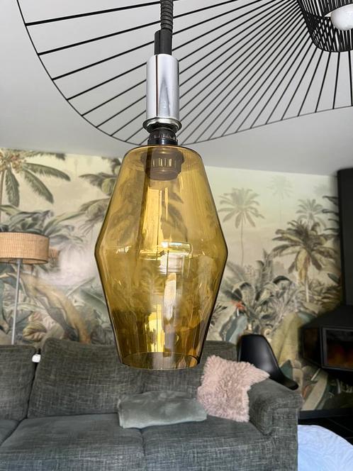 Très beau luminaire vintage en verre, Antiquités & Art, Antiquités | Éclairage