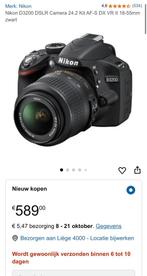 NIKON D3200 - incl. Opbergtas, Enlèvement, Utilisé, Nikon