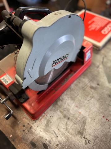 Ridgid  590 profecionele IJzer afkortzaag met extra zaagblad beschikbaar voor biedingen