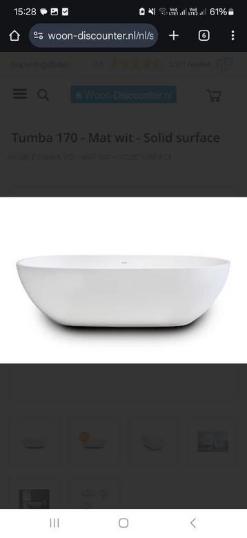 Vrijstaand bad - solid surface beschikbaar voor biedingen