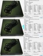 Lot de lecteurs - graveurs optiques pour laptops, Enlèvement ou Envoi, Interne, Utilisé, Dvd