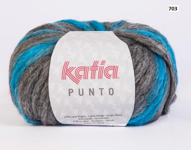KATIA Punto coloris 703, Hobby en Vrije tijd, Breien en Haken, Nieuw, Breien, Wol of Garen, Ophalen of Verzenden