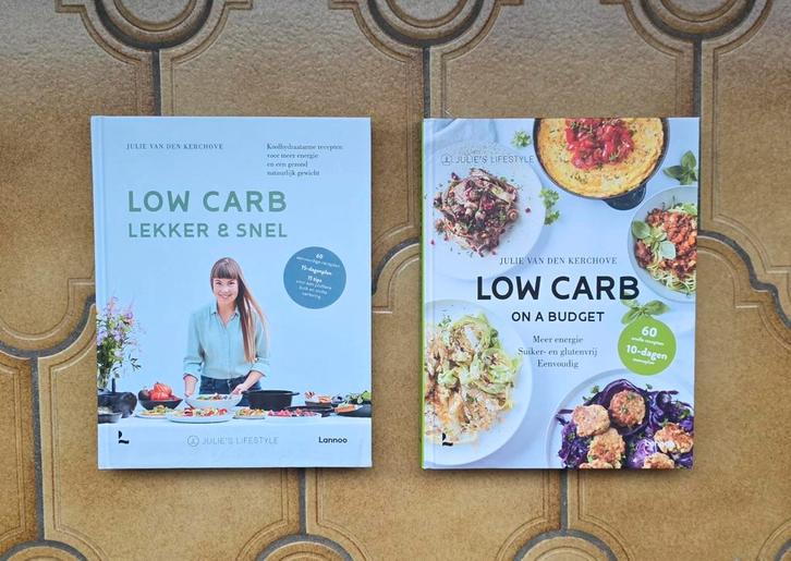 Set met 2 kookboeken van Julie Van Den Kerchove, Livres, Livres de cuisine, Comme neuf, Enlèvement