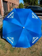 Spa blauw parasol, Ophalen