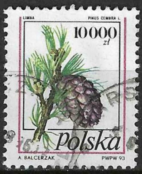 Polen 1993 - Yvert 3252 - Dennenappels (ST), Timbres & Monnaies, Timbres | Europe | Autre, Affranchi, Pologne, Envoi