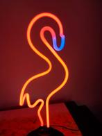 Neon flamingo tafellamp, Huis en Inrichting, Lampen | Tafellampen, Ophalen of Verzenden, Zo goed als nieuw