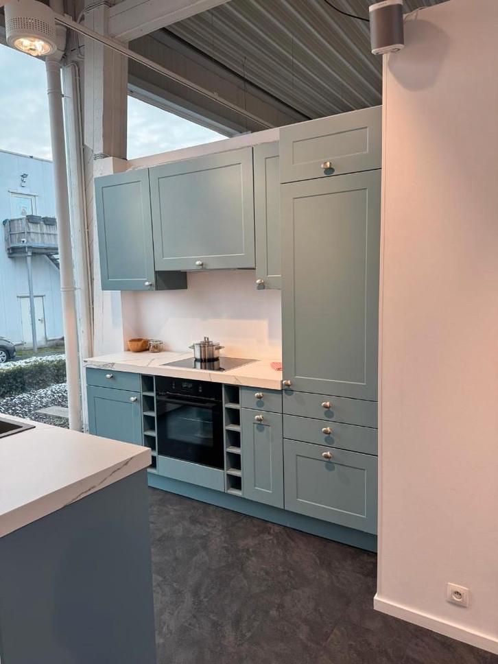Toonzaalkeuken, Maison & Meubles, Cuisine | Cuisines complètes, Comme neuf, Bleu, Enlèvement