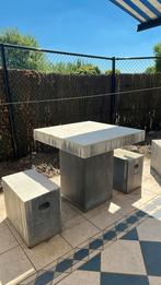 Pomax beton look tuintafels, Ophalen, Zo goed als nieuw