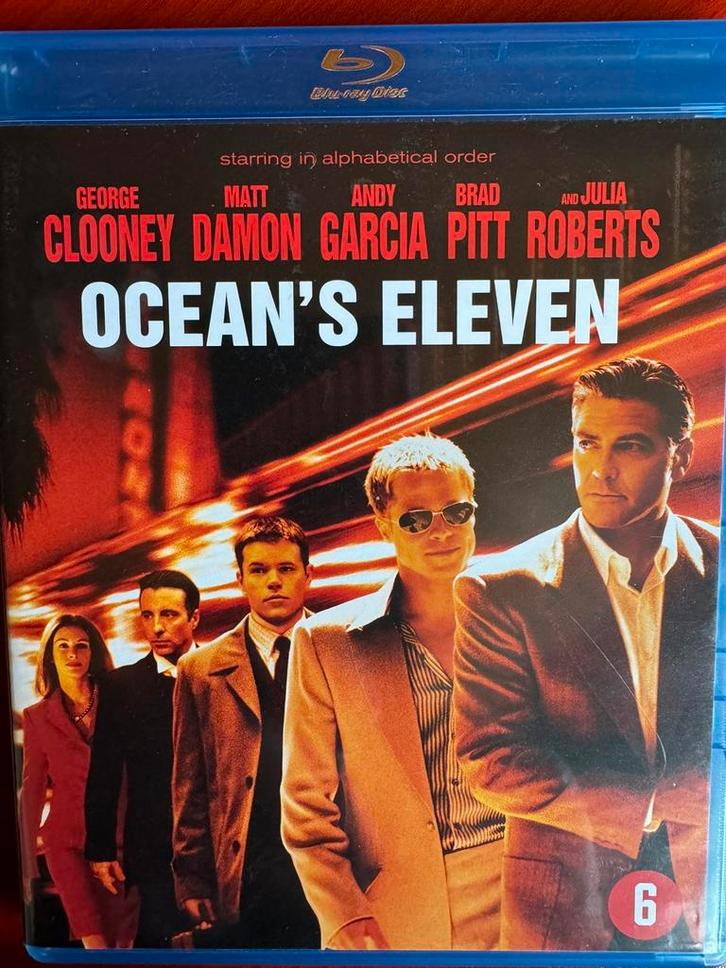OCEAN’S ELEVEN BLUE RAY, Cd's en Dvd's, Blu-ray, Zo goed als nieuw, Actie, Ophalen of Verzenden