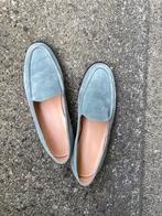 Classic real suede J.Crew turquoise/powder blue loafers size, Gedragen, Blauw, Instappers, Ophalen