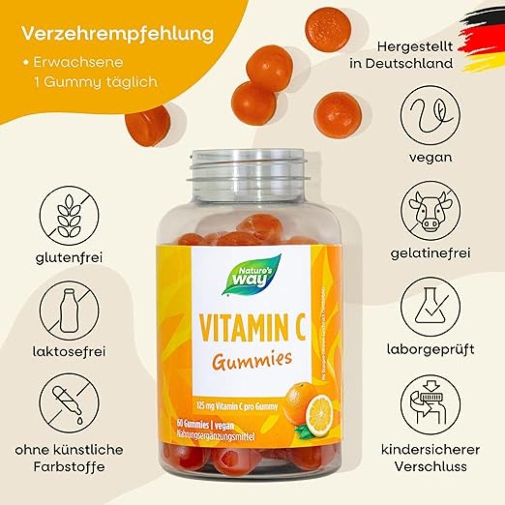 60 stuks vitamine C gumsnoepjes GRATIS LEVERING, Verzenden, Nieuw, Overige typen
