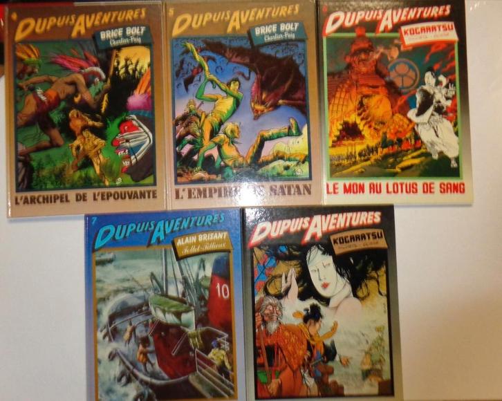Lot 6: Bad Dupuis Adventures op 4-5-6-7-9, Boeken, Stripverhalen, Gelezen, Meerdere stripboeken, Ophalen of Verzenden