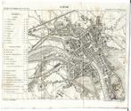 1867 - Liège / plan de la ville, Envoi