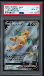 Dragonite V [Full Art] PSA 10 - 192/203 - Evolving Skies, Verzenden, Zo goed als nieuw, Losse kaart