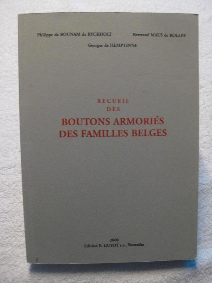 Wapen Belgische adel knoopsluiting 2000 zeldz. gelim. editie, Boeken, Geschiedenis | Nationaal, Gelezen, Ophalen of Verzenden