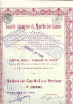 Soc. Anonyme de Marche-les-Dames - 1928, 1920 à 1950, Action, Enlèvement ou Envoi