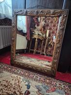 Spiegel 70 hoog op 55 breed houten kader, Antiek en Kunst, Ophalen