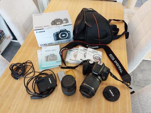 Canon EOS 500D, Audio, Tv en Foto, Fotocamera's Digitaal, Gebruikt, Spiegelreflex, Canon, Ophalen
