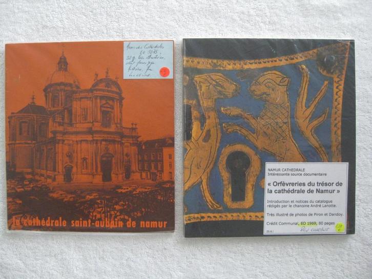 Namur Ville  – Cathédrale Saint-Aubain – 1969 et 1975, Livres, Histoire nationale, Utilisé, Enlèvement ou Envoi