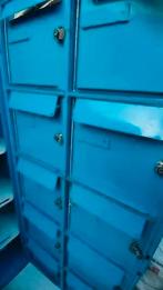 Armoire postale acier casiers métalliques bloc de 10 boîtes, Maison & Meubles, Enlèvement, Utilisé, Industriel