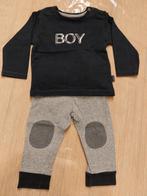 Set bloes + broek Noppies - jongen - blauw/grijs - maat 68, Enfants & Bébés, Vêtements de bébé | Taille 68, Ensemble, Noppies