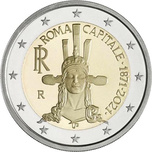 2 euros Italie 2021 - Rome (UNC), Timbres & Monnaies, Monnaies | Europe | Monnaies euro, Monnaie en vrac, 2 euros, Italie, Enlèvement ou Envoi