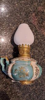 Lampe à huile en porcelaine hauteur 16 cm largeur 10 cm, Enlèvement ou Envoi