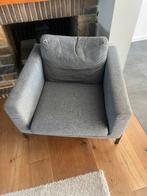 2 fauteuils d’une personne gris, 75 tot 100 cm, Stof, 75 tot 100 cm, Zo goed als nieuw