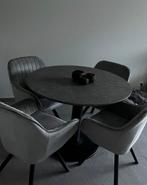 Ronde eettafel grijs, Huis en Inrichting, Ophalen, Zo goed als nieuw